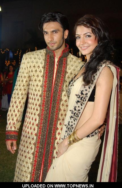 Ranveer Singh and Anushka Sharma at Yash Raj Movie-Band Baaja Baaraat Winners' Reception Party